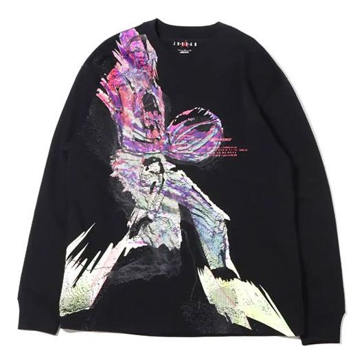 Sveter Jordan Air Jordan '85 Print Long Sleeve T-Shirt Čierna | DH8907-010