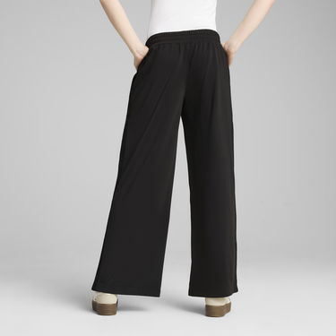 Tepláky Puma WARDROBE ESS Snap Button Wide-Leg Pants Čierna | 629804_01, 3
