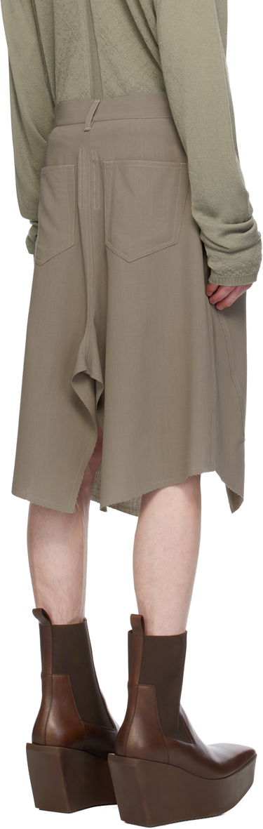 Sukňa Rick Owens Rick Owens Hollywood Slivered Skirt Zelené | RU01E5345 WLP, 2