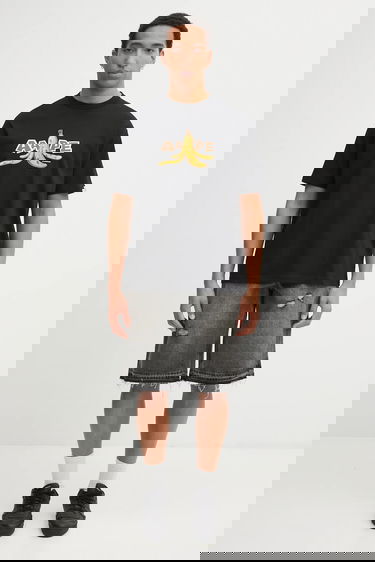 Tričko AAPE by A Bathing Ape Theme Main Graphic Banana Peel T-Shirt Čierna | AAPTEM1751XXP, 4