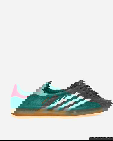 Tenisky a topánky adidas Originals Gazelle Indoor Collegiate Green Lucid Pink Zelené | IG5929, 2
