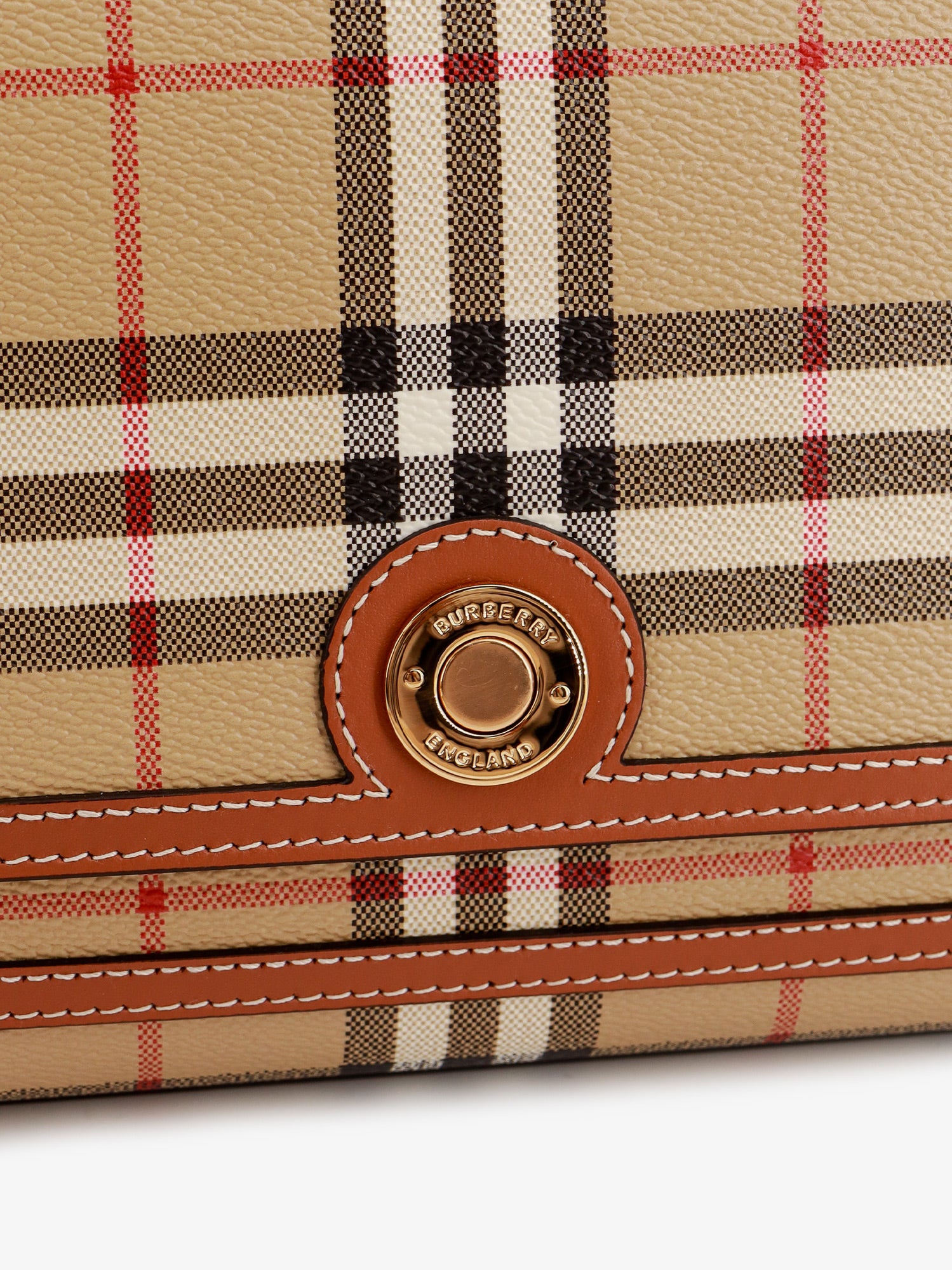 Burberry Vintage Check and Leather Crossbody Bag