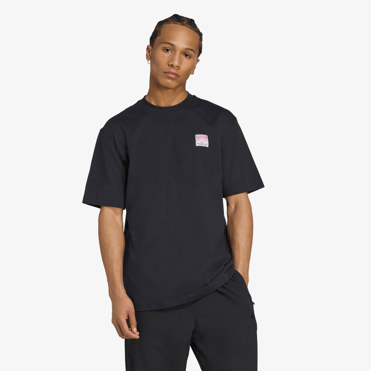 Tričko adidas Performance Wabash Relaxed Fit T-Shirt Čierna | JW0161, 1