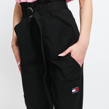 Cargo nohavice Tommy Hilfiger Paperbag Cargo Pant Čierna | DW0DW09741 BDS, 5