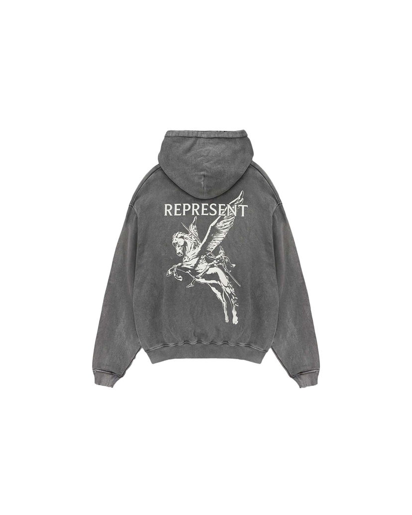Mikina Represent Clo Represent Mascot Hoodie Vintage Grey Šedá | MH4020-20
