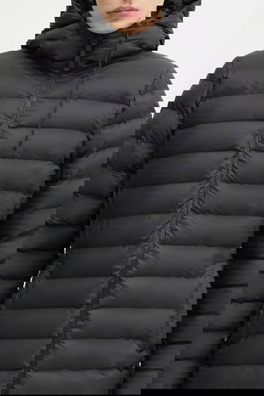 Prešívaná bunda Rains Lohja Curve Hooded Winter Puffer Jacket Čierna | 15890.01, 6