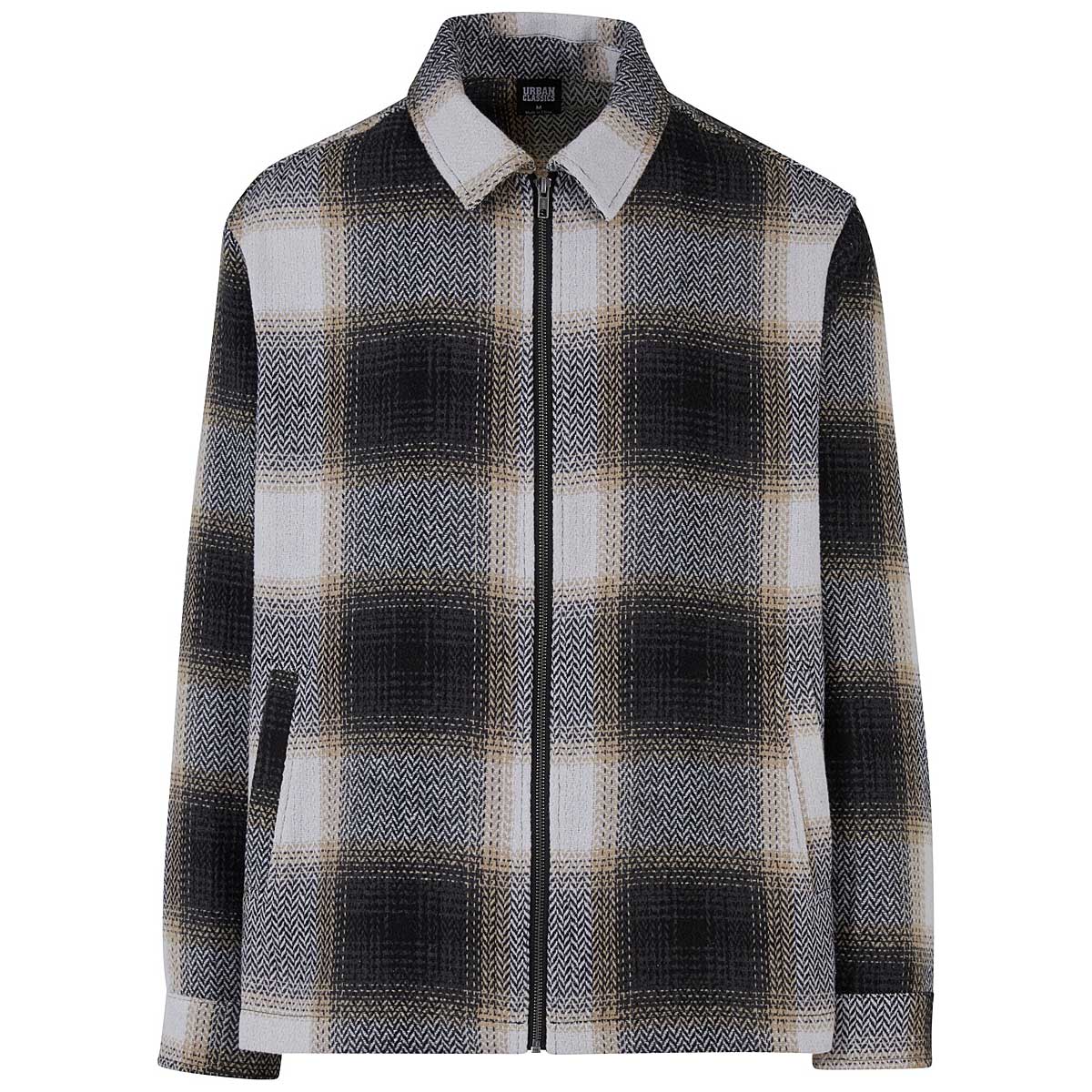 Bunda Urban Classics Urban Classics Plaid Zip-Up Shirt Jacket Rôznofarebný | TB6322-04734, 1