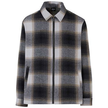 Bunda Urban Classics Urban Classics Plaid Zip-Up Shirt Jacket Rôznofarebný | TB6322-04734, 1