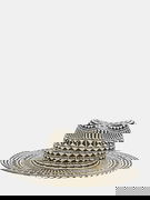 Geometric-Design Straw Hat