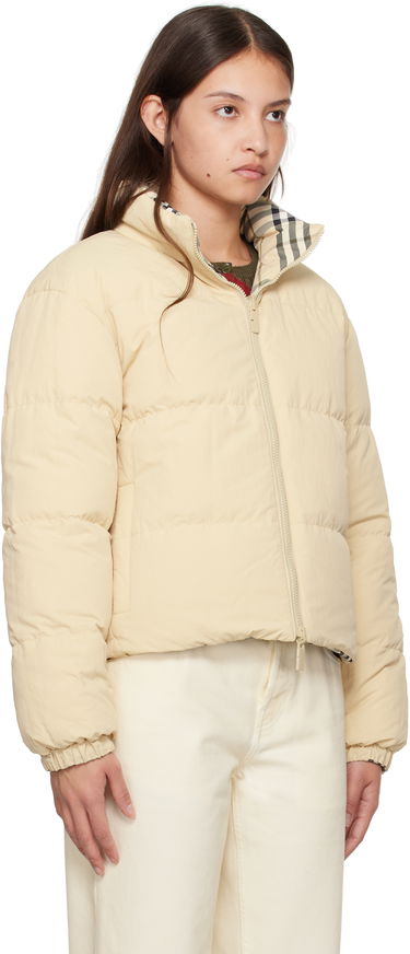 Prešívaná bunda Burberry Burberry Check Reversible Down Jacket Béžová | 8098488, 3