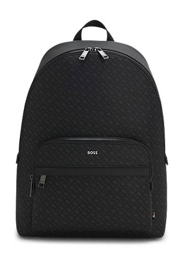 Batoh BOSS BOSS Monogram Backpack Čierna | 50552571