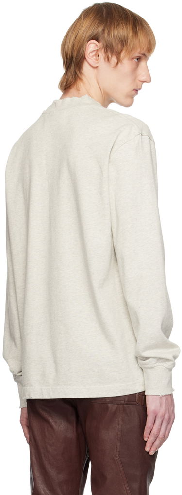 Tričko Han Kjøbenhavn Distressed Long Sleeve T-Shirt Šedá | M-131442, 2