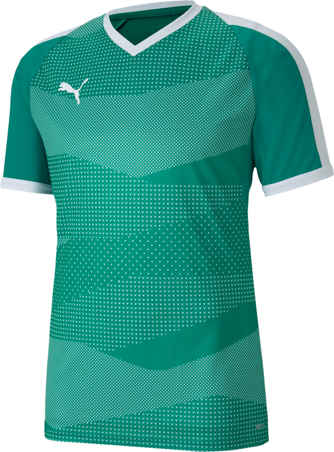 Dres Puma Graphic Short Sleeve Training Jersey teamFINAL Indoor Zelené | 704491-05, 0