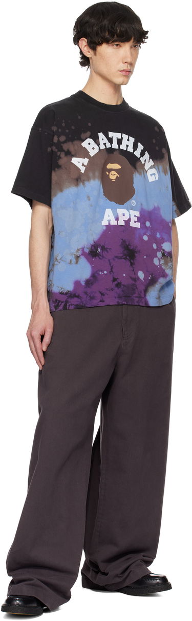 Tričko BAPE Tie Dye College Relaxed Fit T-shirt Rôznofarebný | 001CSK801003M, 3