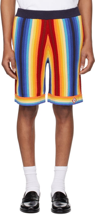 Šortky Casablanca Casablanca Gradient Stripe Towelling Shorts Rôznofarebný | MS25-KW-924-01, 0