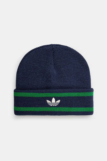 Kulicha adidas Originals Beanie With Green Stripes Modrá | JL9569.M, 0