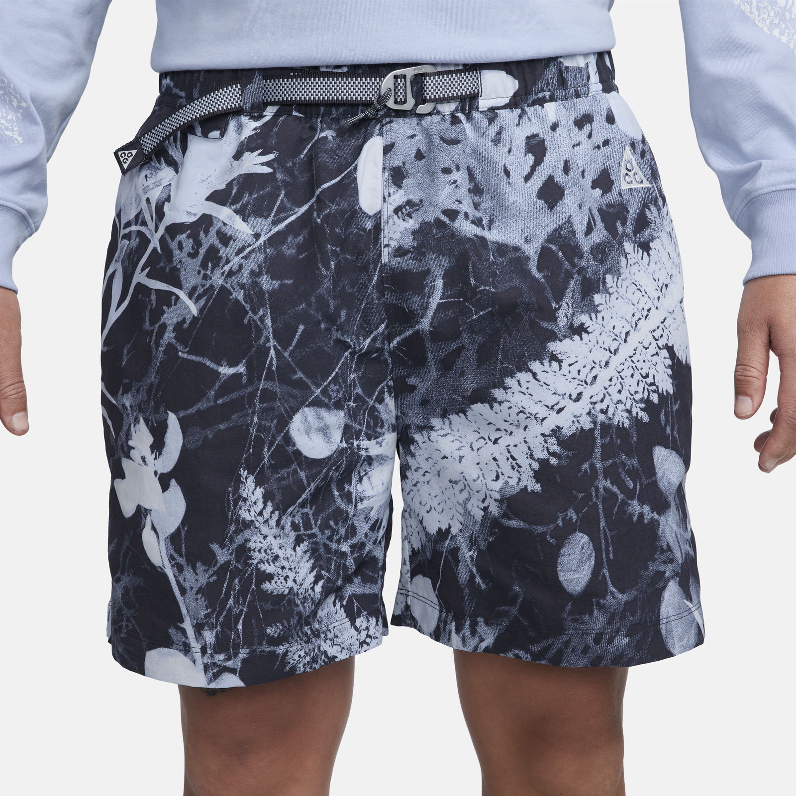 Allover Print Trail Shorts