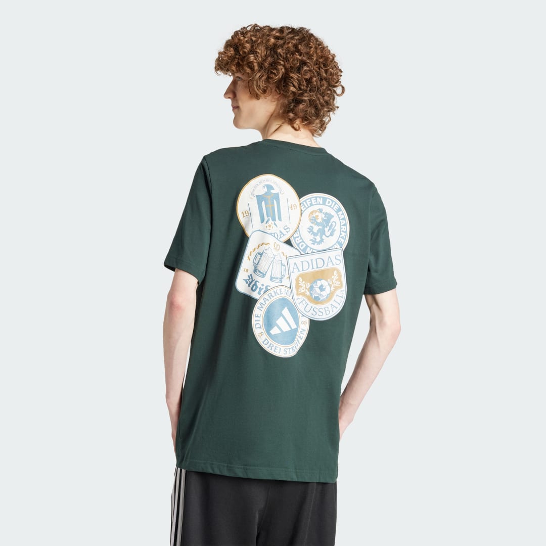 Tričko adidas Performance Wiesn Football Graphic Zelené | IY6062, 1