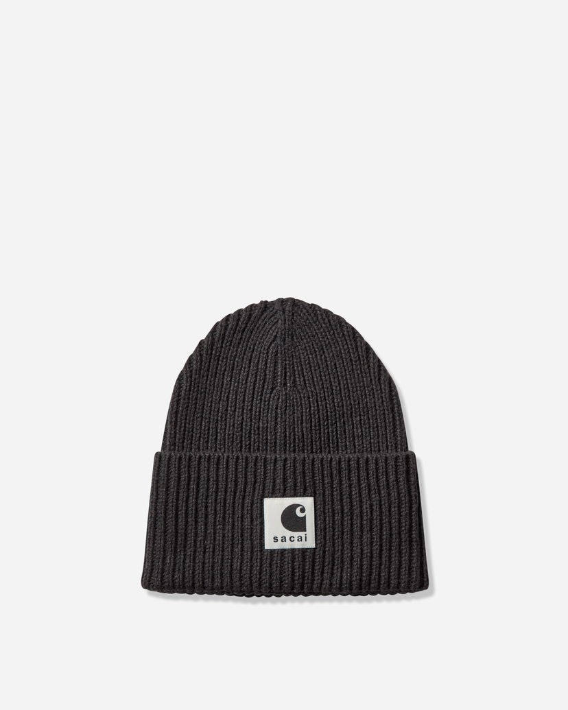 Kulicha sacai Carhartt WIP sacai Wool Knit Beanie Čierna | 25-00997S 001