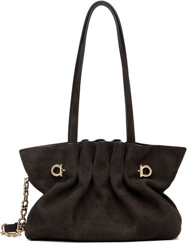 Tote bag FERRAGAMO Salvatore Ferragamo Soft Tote Hnedá | 785609, 0