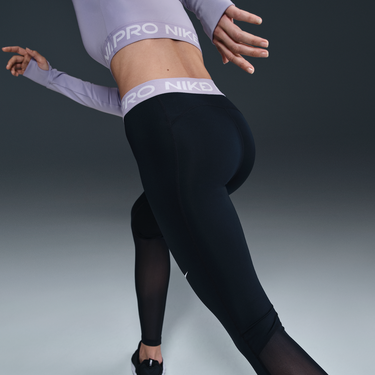 Súprava Nike Pro Mid-Rise Mesh Leggings Fialová | CZ9779-024, 4