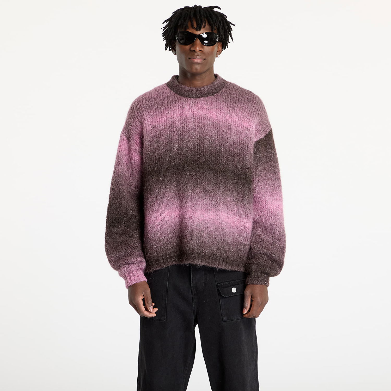 Sveter Diesel Diesel K-Rasta Knitwear Sweater Fialová | A14914_0WFBT Chocolate Martini, 0