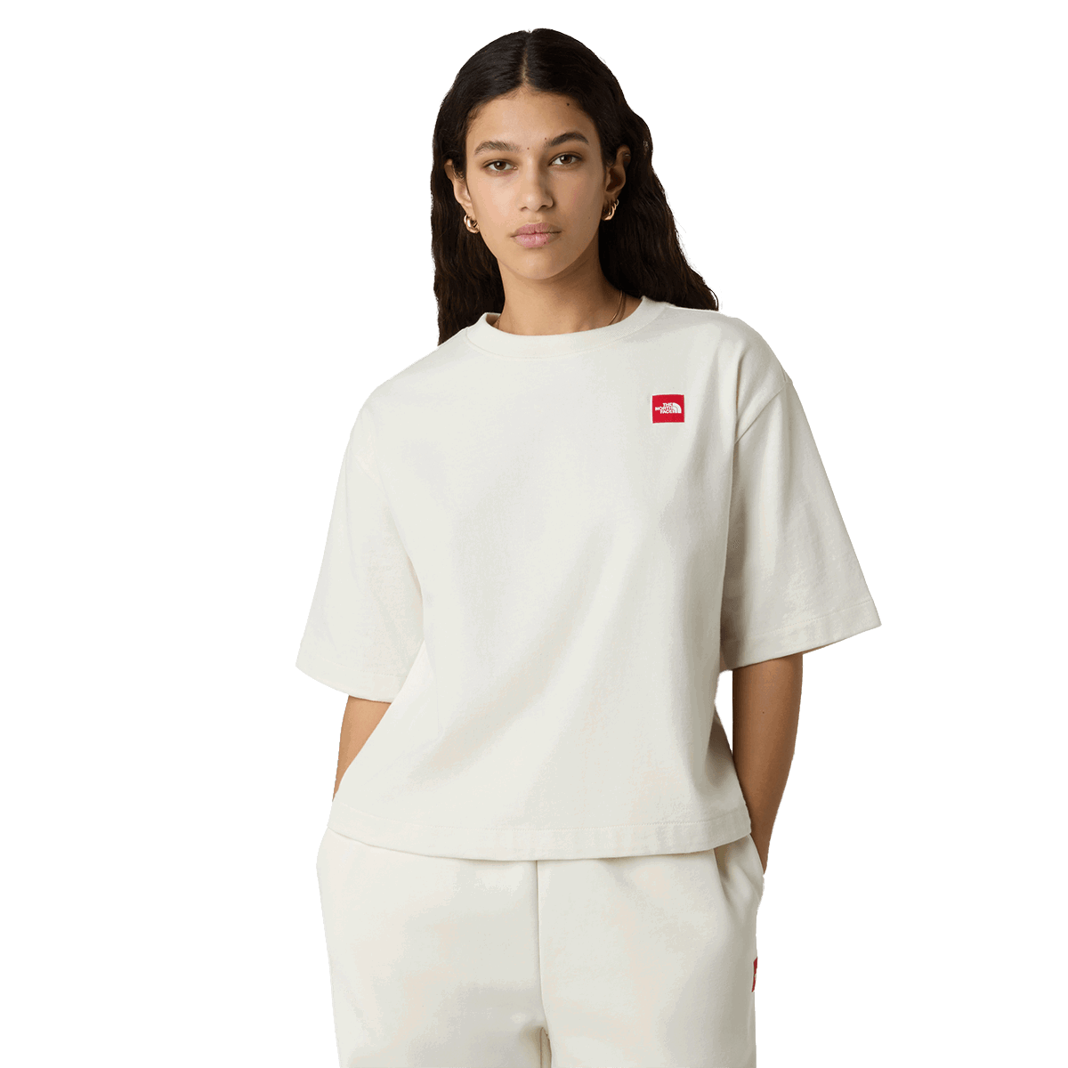 Tričko The North Face RedBox S/S Boxy Tee Béžová | NF0A8EG6QLI1, 0