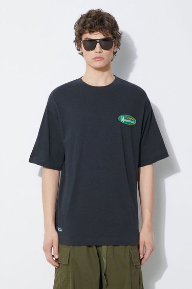 Tričko Manastash Manastash Hemp Original Logo T-Shirt Čierna | 7924134002, 2