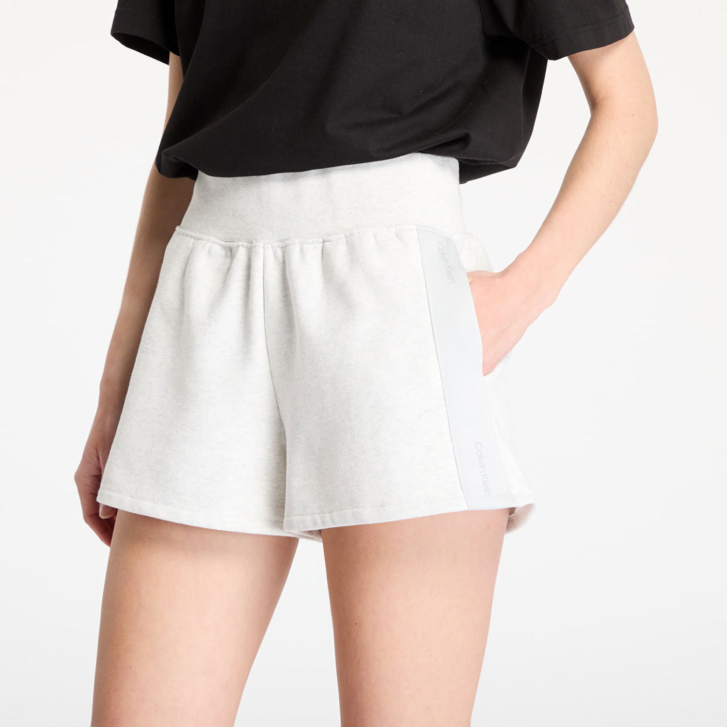 Šortky CALVIN KLEIN Calvin Klein Sport PW Sweatshorts Šedá | LVGWS5S807 P74, 1