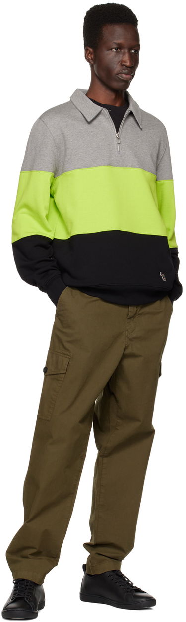 Mikina Paul Smith PS Paul Smith Half-Zip Polo Sweatshirt Rôznofarebný | M2R-684XZ-K21116-72, 3