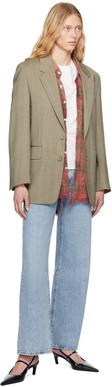 Džínsy Levi's Ribcage Wide Leg Jeans Modrá | A6081-0002, 4