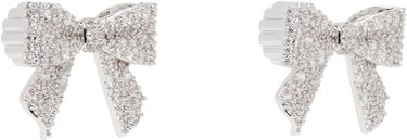 Náušnice SHUSHU/TONG YVMIN Edition Pave Bowknot Earrings Metalická | 25635SLV00DN2, 1
