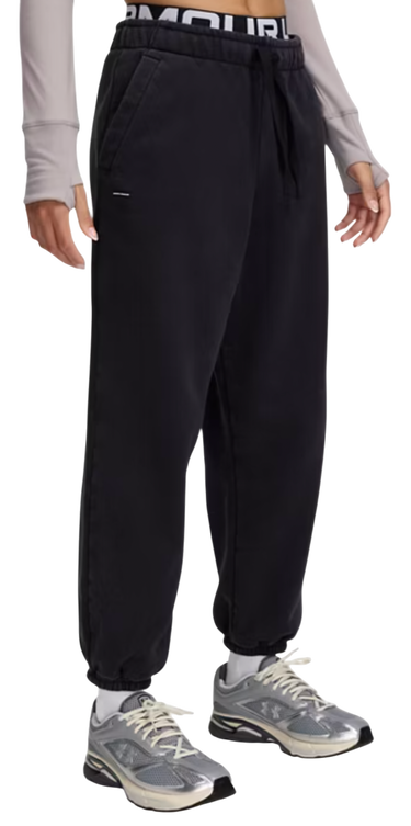 Tepláky Under Armour Under Armour Icon Heavyweight Fleece Oversized Pants Čierna | 1386488-001, 0