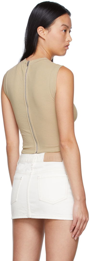 Tielko Dion Lee Cotton Fitted Tank Top Béžová | C3048S22, 2