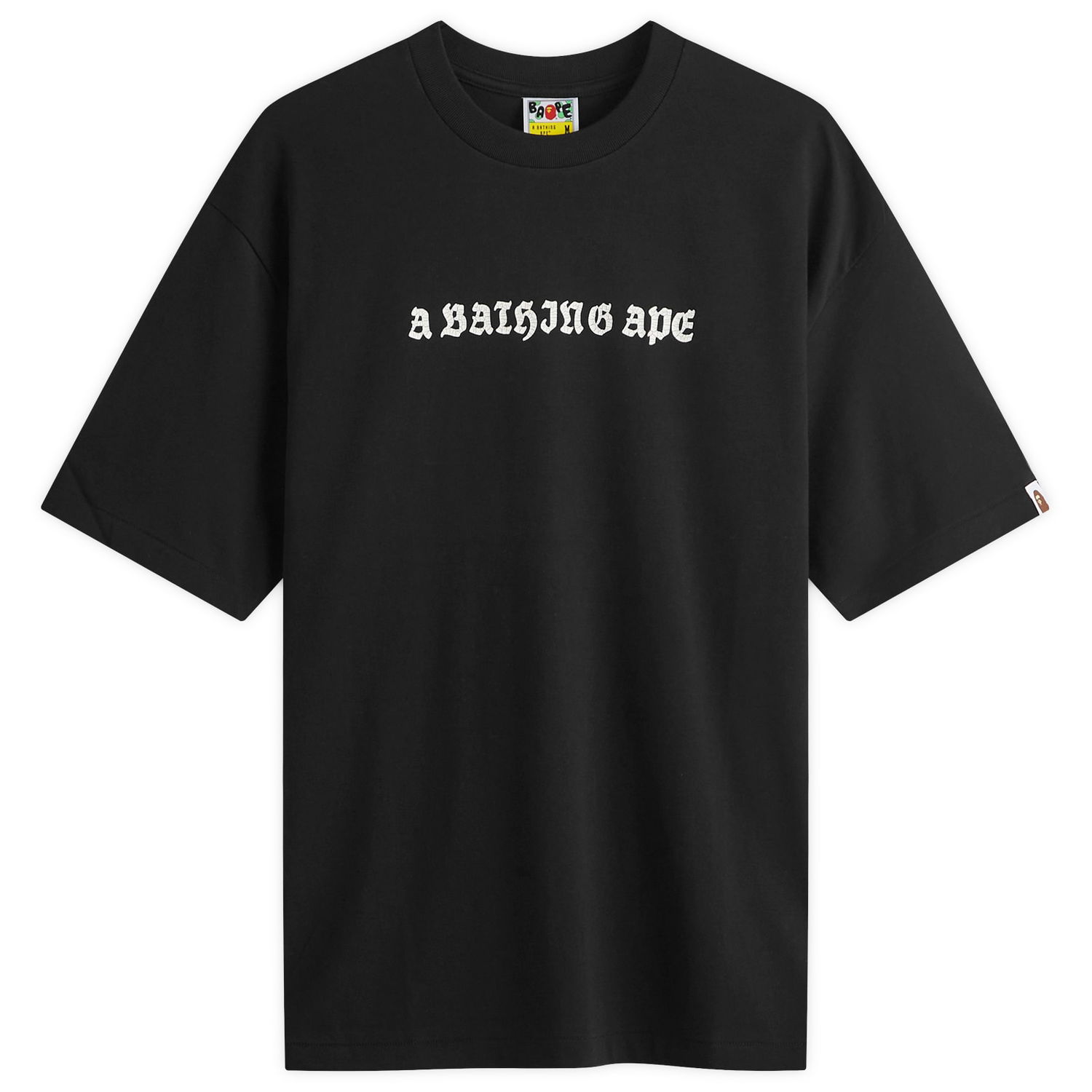 Tričko BAPE Gothic Logo T-Shirt Čierna | 001TEK801308M-BLK, 0