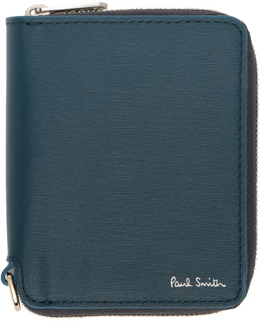 Peňaženka Paul Smith Paul Smith Zip Leather Wallet Modrá | M1A-6702-NSTRGS-45-0, 0