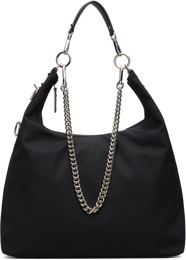 Kabelka R13 Large Nylon Hobo Bag with Chain Čierna | R13WA063-A010, 0