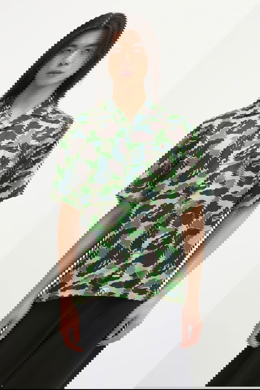 Košeľa BAPE Camo Short-sleeve Cuban Collar Shirt Rôznofarebný | 001SRL301007M, 0