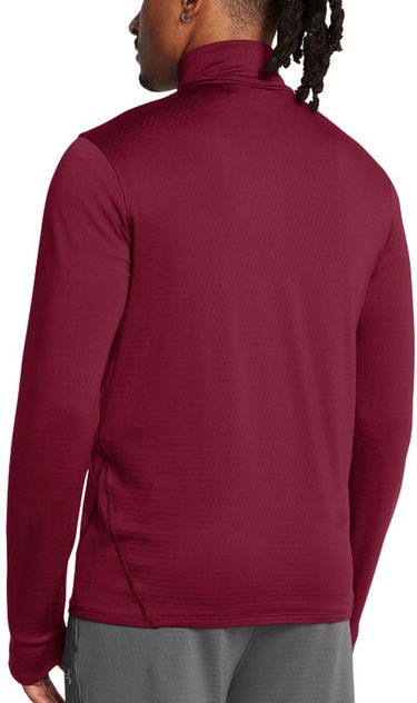 Mikina Under Armour 1/4 Zip Sweatshirt Červená | 1387793-625, 1