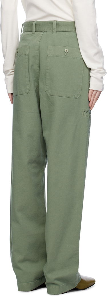 Cargo nohavice LEMAIRE Lemaire Relaxed Fit Cotton Cargo Trousers Zelené | PA1050 LD1002, 2