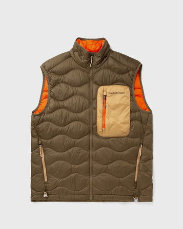 Vesta Peak Performance HeliuUtility Wavy Down Vest Hnedá | G80344050, 2