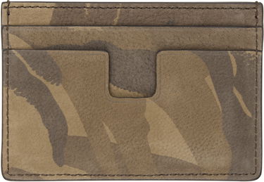 Peňaženka Tom Ford Tom Ford Camo Nubuck Card Holder Hnedá | Y0232-ICL113G, 1