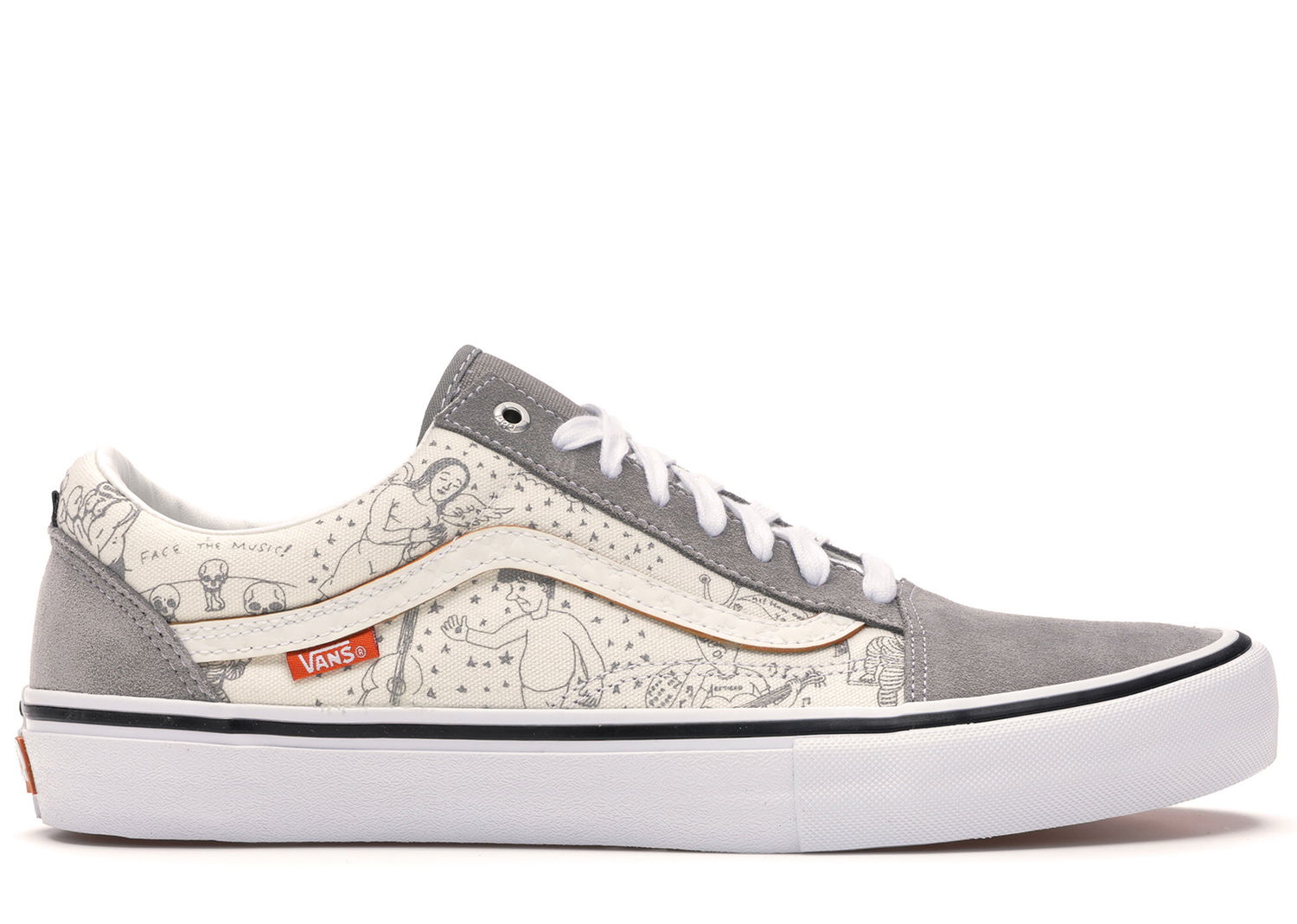 Tenisky a topánky Vans Old Skool Pro No Comply Daniel Johnston Šedá | VN000ZD40GC, 0