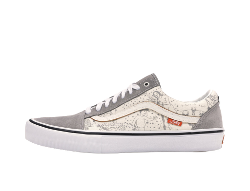 Skateboarding Vans Old Skool Pro No Comply Daniel Johnston Šedá | VN000ZD40GC