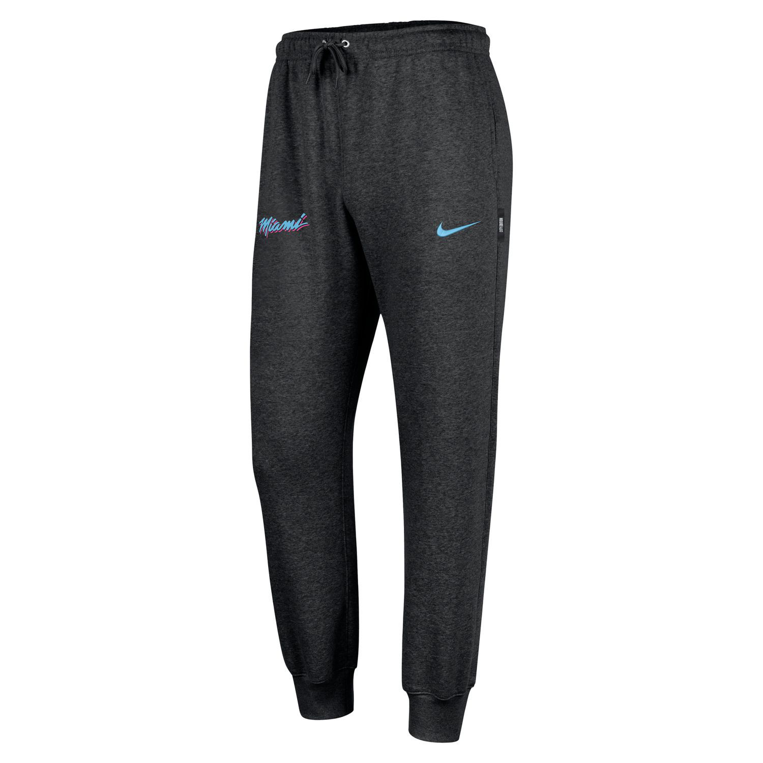 Tepláky Nike NBA Club Miami Heat City Edition Fleece Jogger Pants Šedá | HQ5483-010, 0