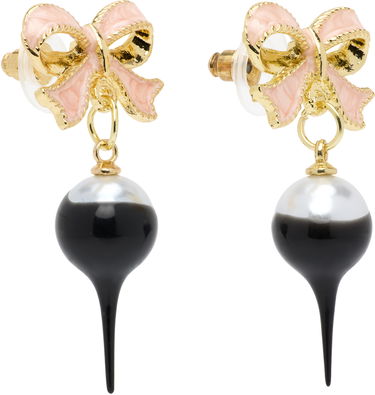 Náušnice Ottolinger Ottolinger Bow Pearl Drop Earrings Ružová | 2225150499, 1