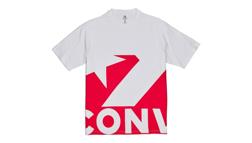 Tričko Converse Star Chevron Icon Remix T-Shirt Biela | 10018381-A02