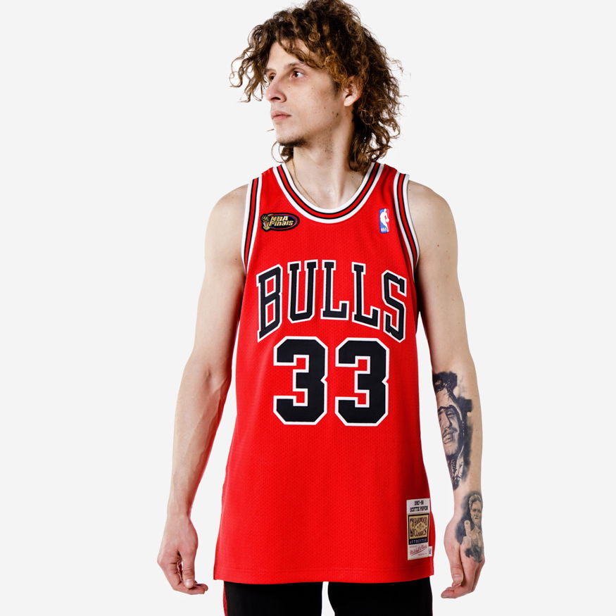 Dres Mitchell & Ness Authentic Jersey Chicago Bulls Červená | AJY4GS18079-CBUSCAR97SPI, 0