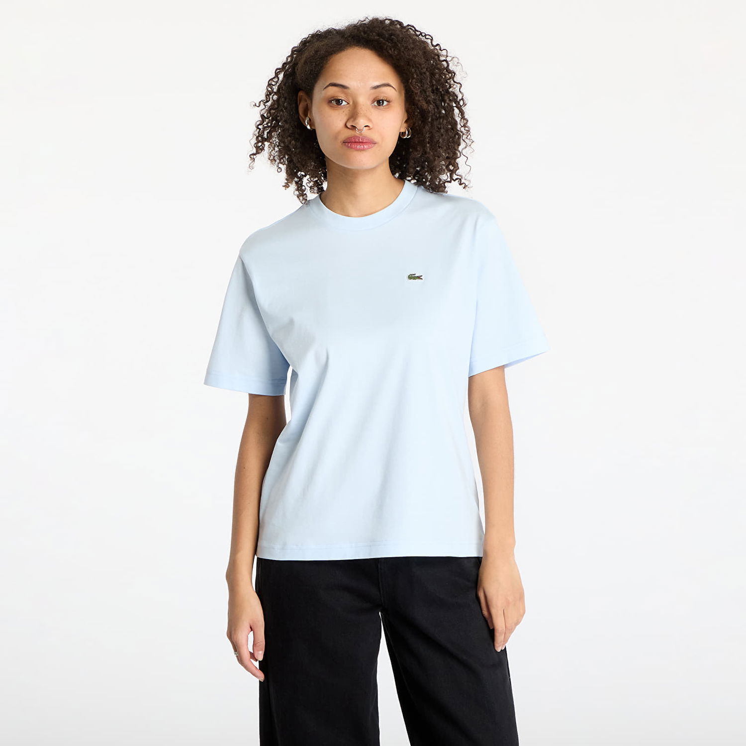 Tričko Lacoste Lacoste Soft Cotton T-Shirt Modrá | TF7215 T01, 0