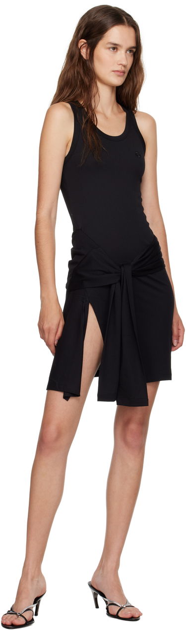 Šaty Coperni Coperni Knotted Jersey Minidress Čierna | COPJS160F5009, 3